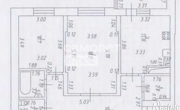 2-комн квартира ул Нурихана Фаттаха, 15,  д. 15
