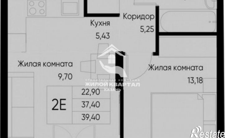 2-комн квартира Залесная улица, 2А,  д. 2А