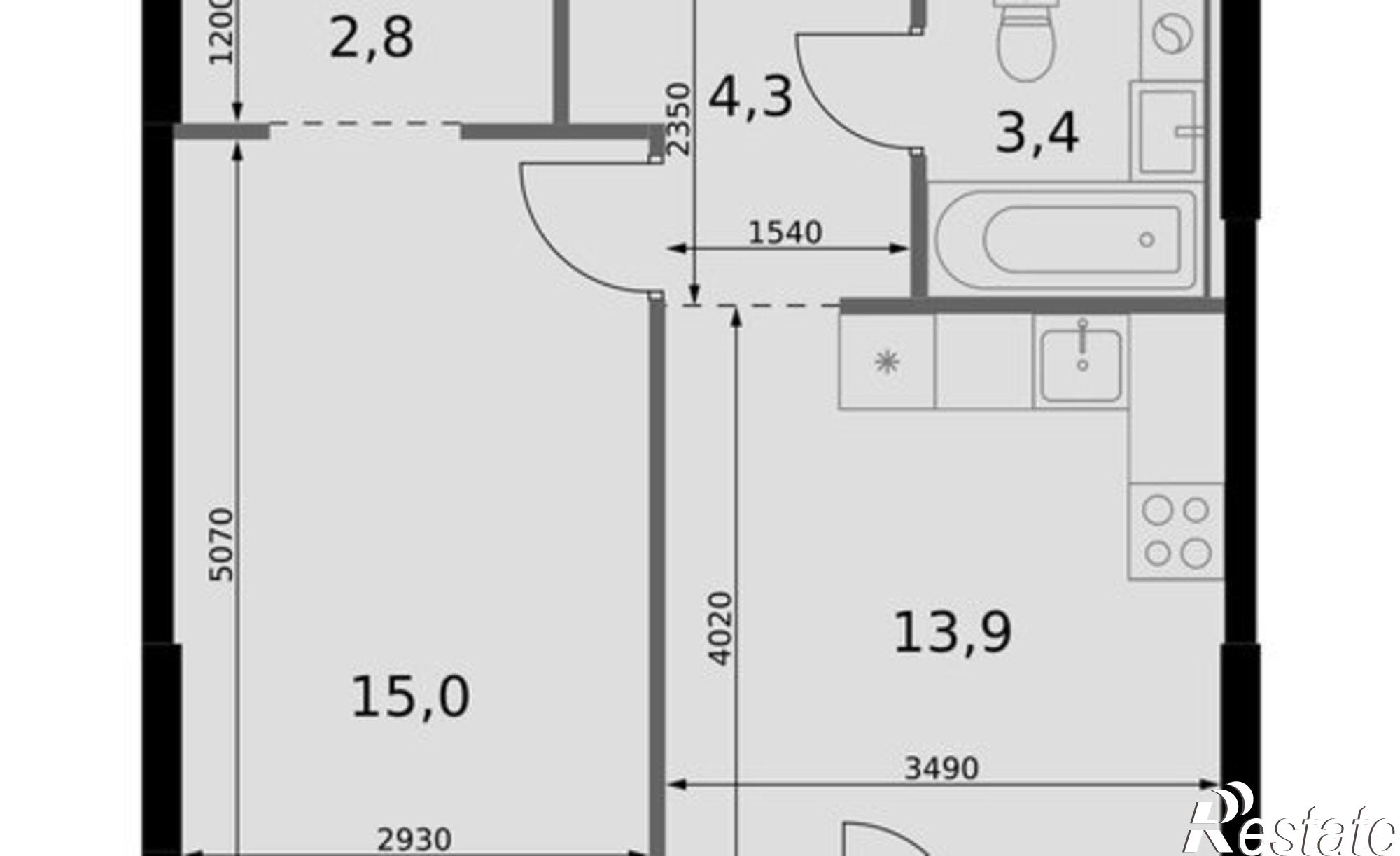 Купить квартиру за 13 469 200 рублей на Даурская улица, 4А