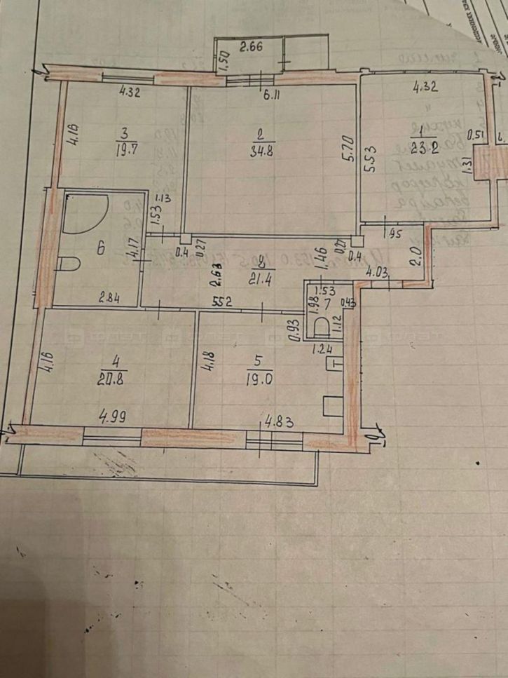 4-комн квартира ул. Чистопольская, дом 20А