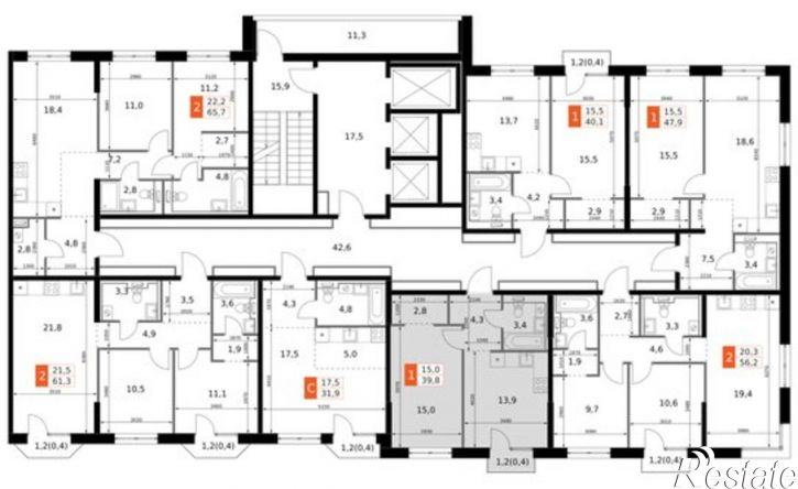 1-комн квартира в новом доме Даурская улица, 4А,  д. 4А