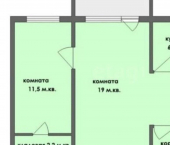 2-комн, 45кв м, этаж 2/5 Светлая улица, 28