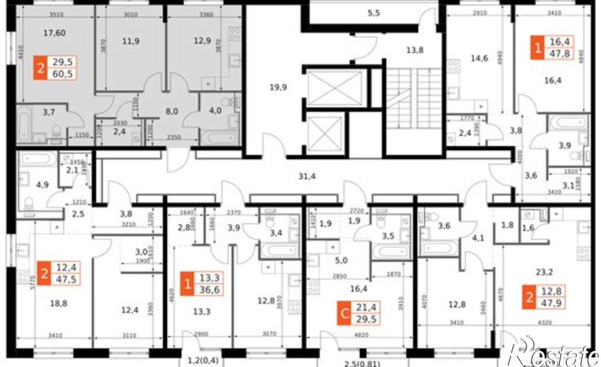 Купить квартиру за 11 739 500 рублей на Даурская улица, 16А