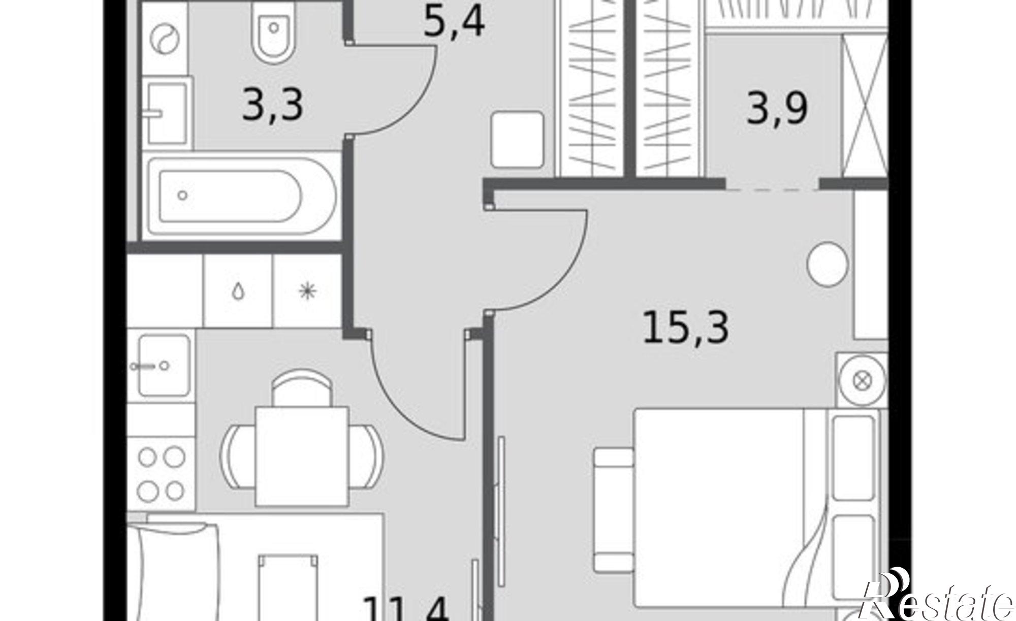Купить квартиру за 10 265 300 рублей на Даурская улица, 16А