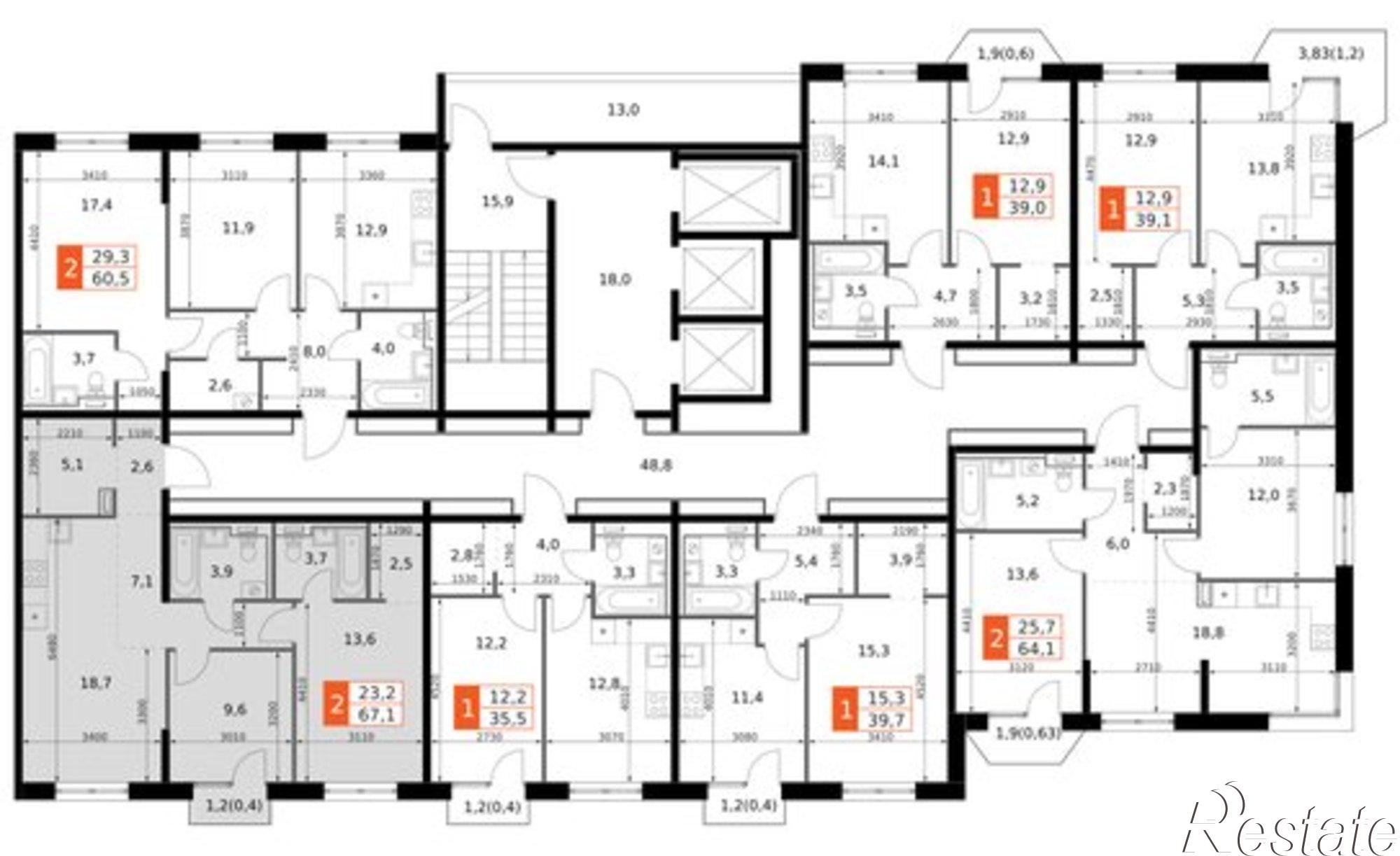 Купить квартиру за 12 971 300 рублей на Даурская улица, 16А