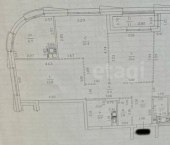 3-комн, 86кв м, этаж 16/20 ул Алексея Козина, 2