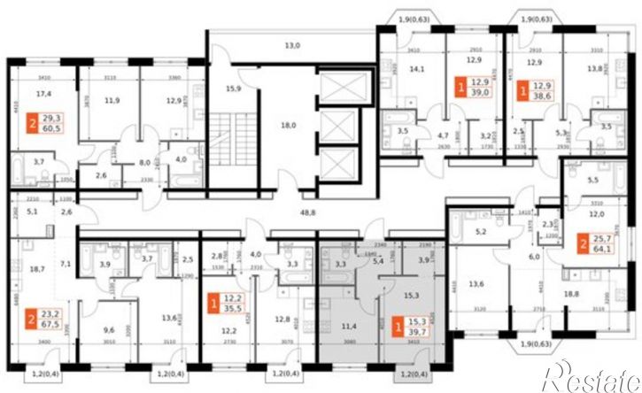 1-комн квартира в новом доме Даурская улица, 16А,  д. 16А
