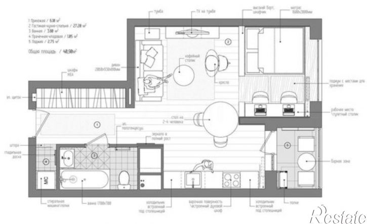 4-комн квартира ул Дмитрия Менделеева, 20Б,  д. 20Б
