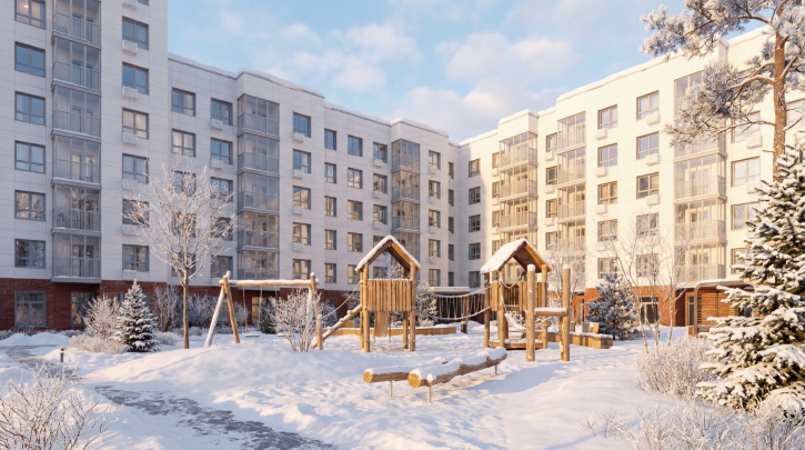 2-комн квартира в новом доме Казань