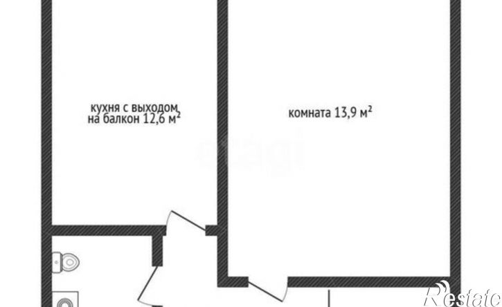1-комн квартира ул Восстания, 82б,  д. 82б