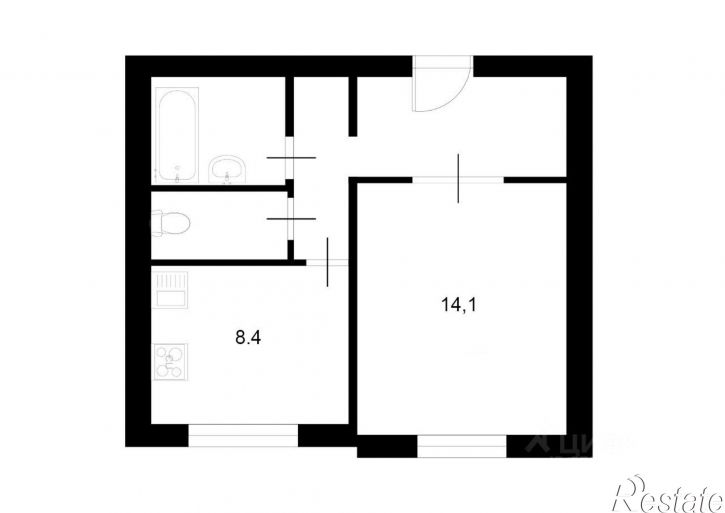 1-комн квартира улица Лукина, 16,  д. 16