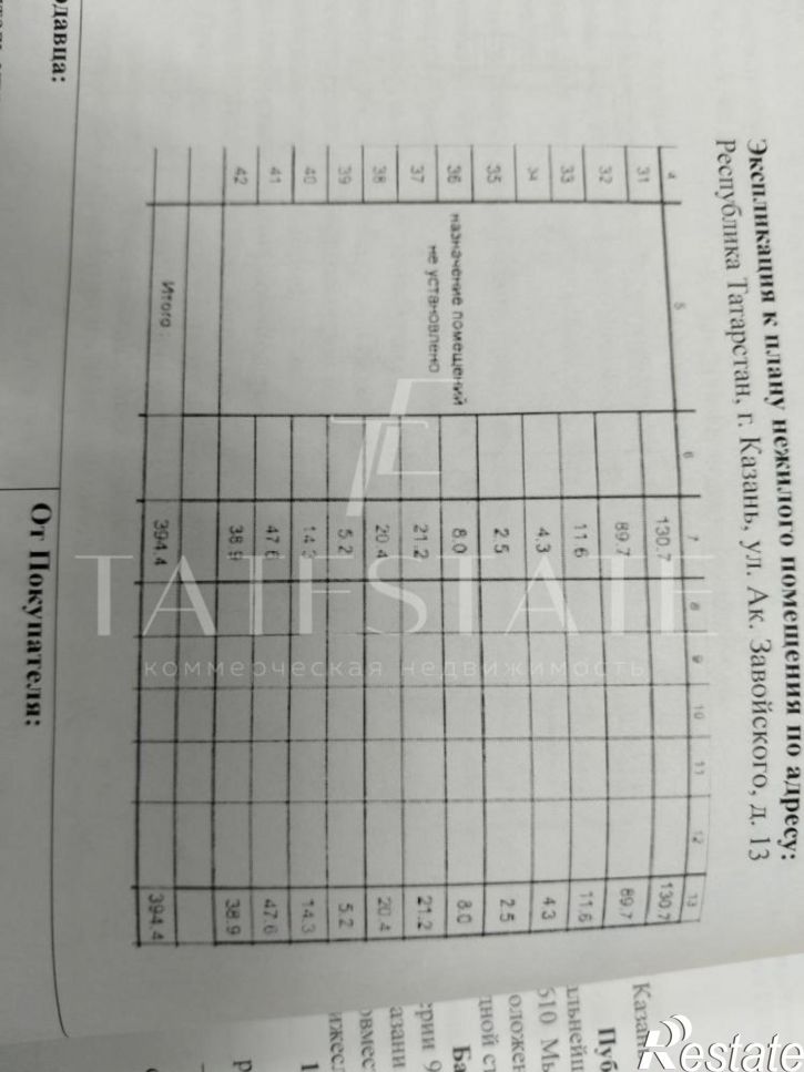 Торговое помещение улица Академика Завойского, 13
