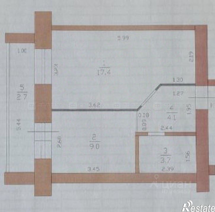 1-комн квартира ул Салиха Батыева, 5,  д. 5