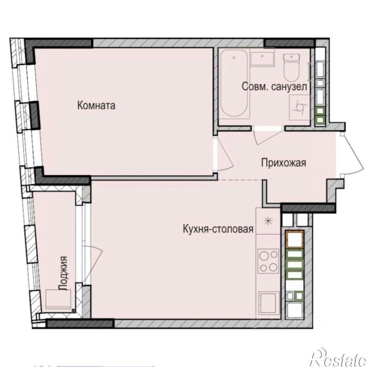 1-комн квартира в новом доме ул Аделя Кутуя, 157Б,  д. 157Б