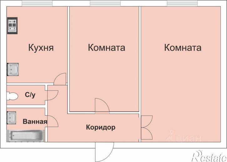 2-комн квартира ул Ипподромная, 18,  д. 18