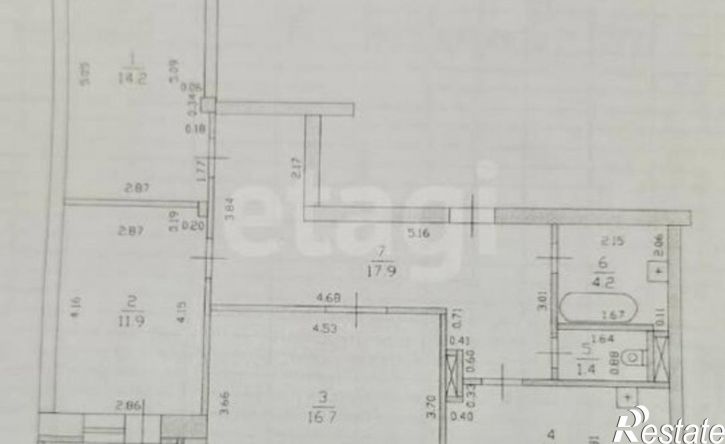3-комн квартира улица Новоселья, 6,  д. 6