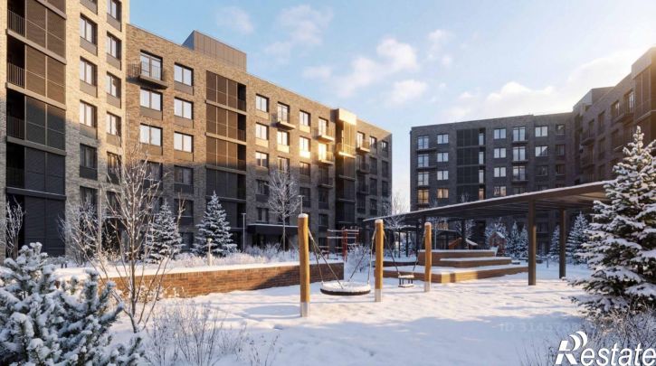 3-комн квартира в новом доме Адмиралтейская улица, 2,  д. 2