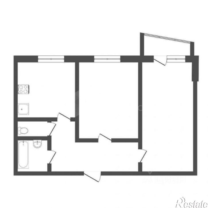 2-комн квартира улица Адоратского, 5,  д. 5