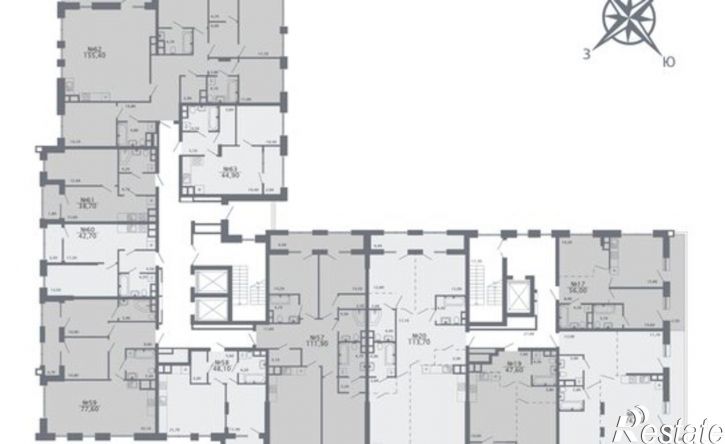 1-комн квартира в новом доме улица Островского, 110,  д. 110