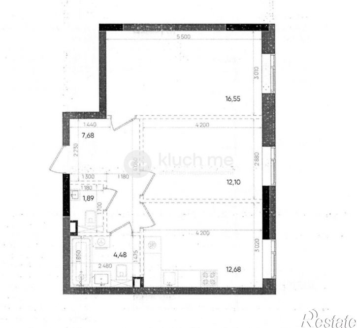 2-комн квартира в новом доме ул Бухарская, 5,  д. 5