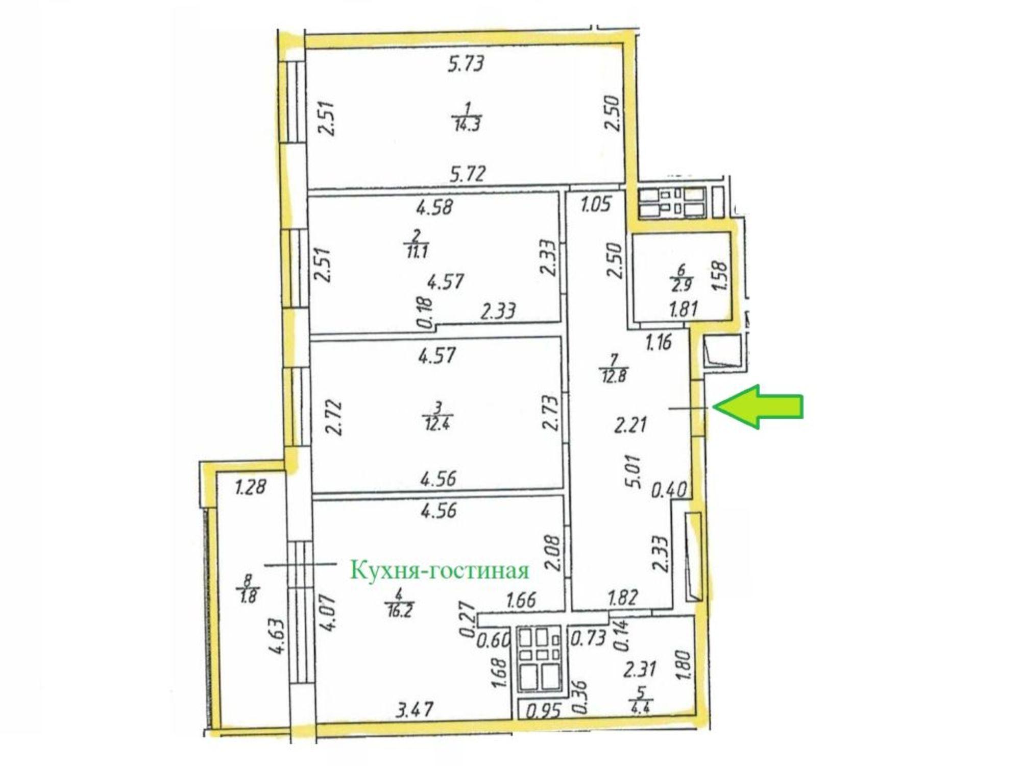Купить квартиру за 9 633 000 рублей на Бирюзовая ул, 1