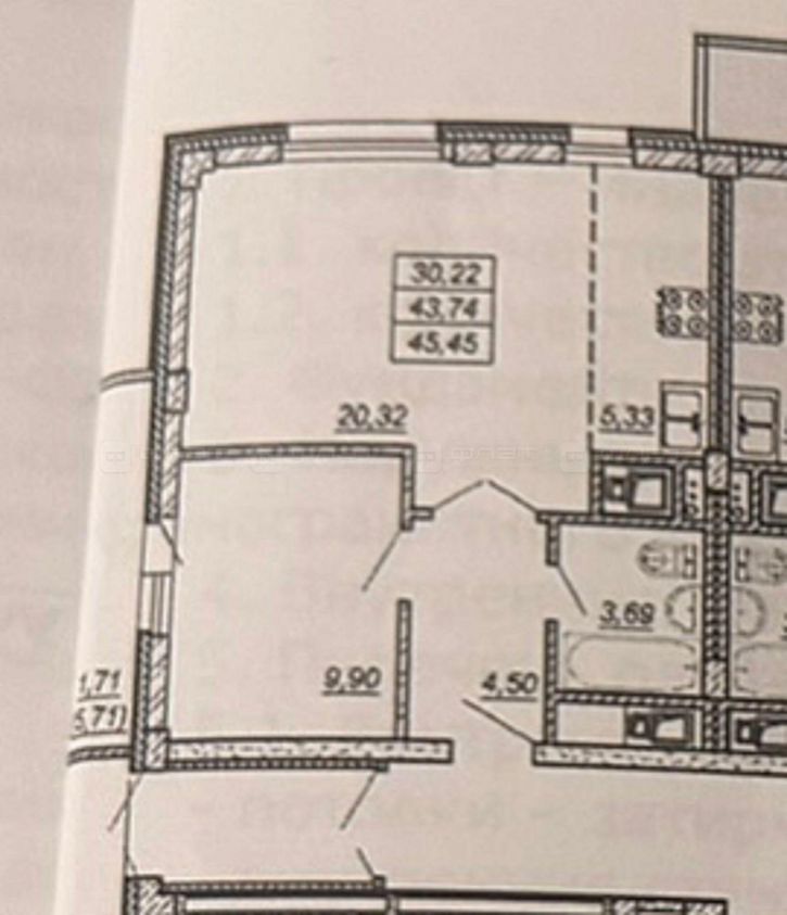 1-комн квартира ул. Максимова, дом 37б