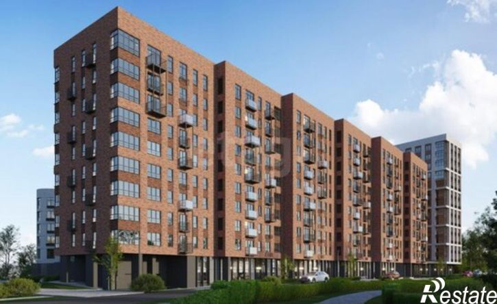 1-комн квартира в новом доме Республика Татарстан (Татарстан), территория Ферма-2