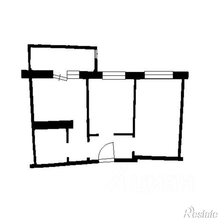 2-комн квартира улица Натана Рахлина, 13 к2,  д. 13 к2