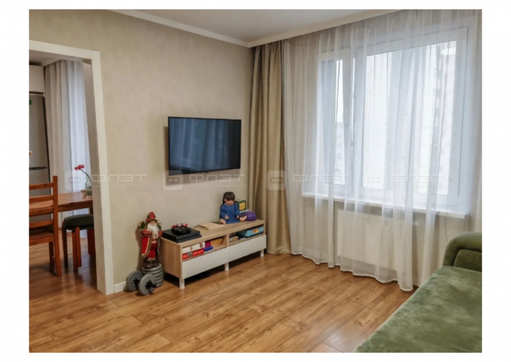 3-комн квартира ул. Александра Курынова, дом 10 к1