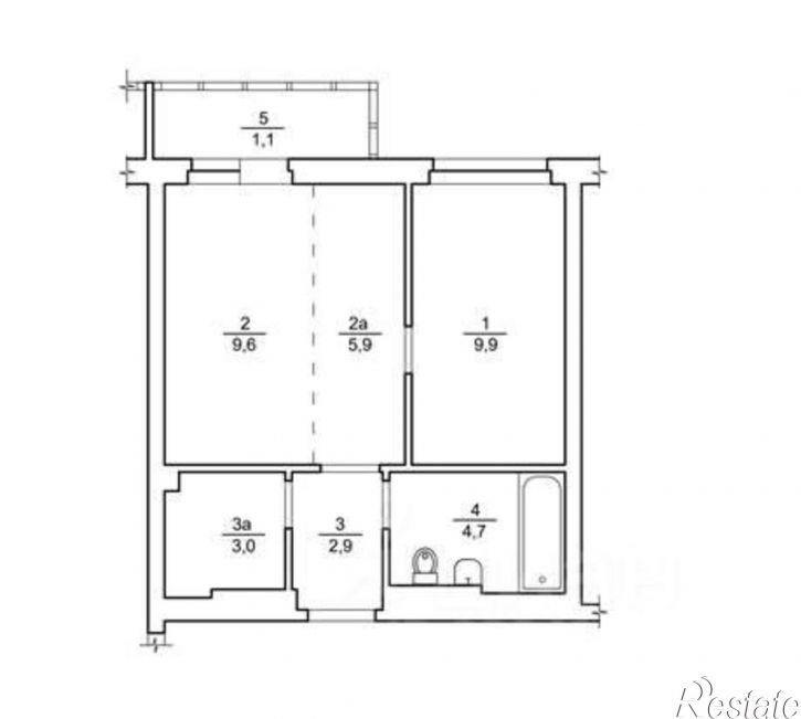 1-комн квартира улица Архитектора Гайнутдинова, 26 к3,  д. 26 к3