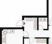 3-комн, 93 кв м, этаж 3/19 Авангардная улица, 90Б