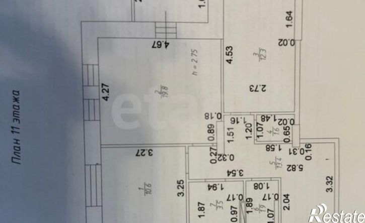 2-комн квартира ул Рашида Нежметдинова, 2,  д. 2
