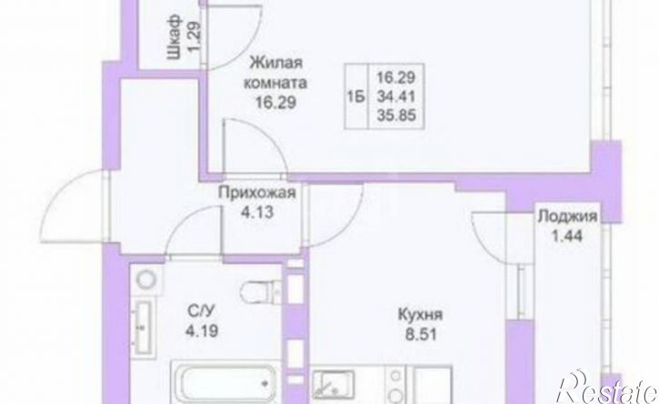 1-комн квартира улица Александра Курынова, 5 к1,  д. 5 к1
