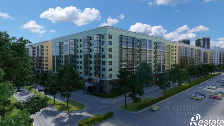 3-комн квартира в новом доме проезд Яраткан, 3Б,  д. 3Б