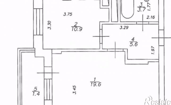 1-комн квартира улица Наиля Юсупова, 5А,  д. 5А