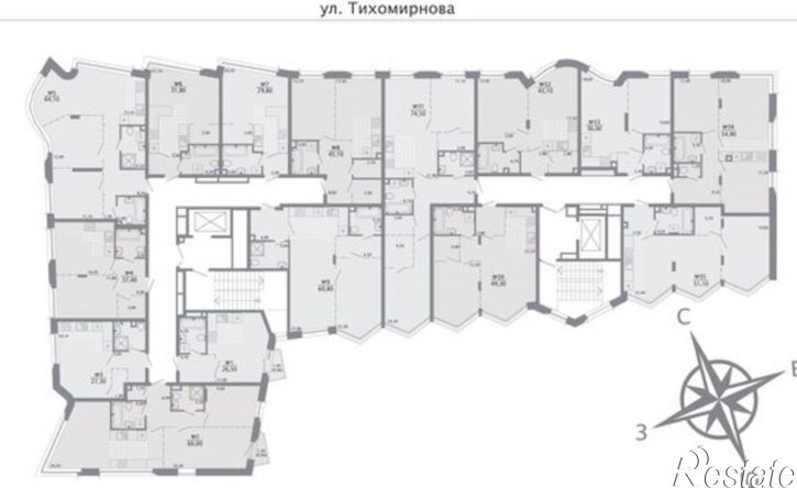 2-комн квартира в новом доме улица Волкова, 2Б,  д. 2Б
