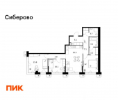 3-комн, 85 кв м, этаж 3/8 ул Халитова, 4
