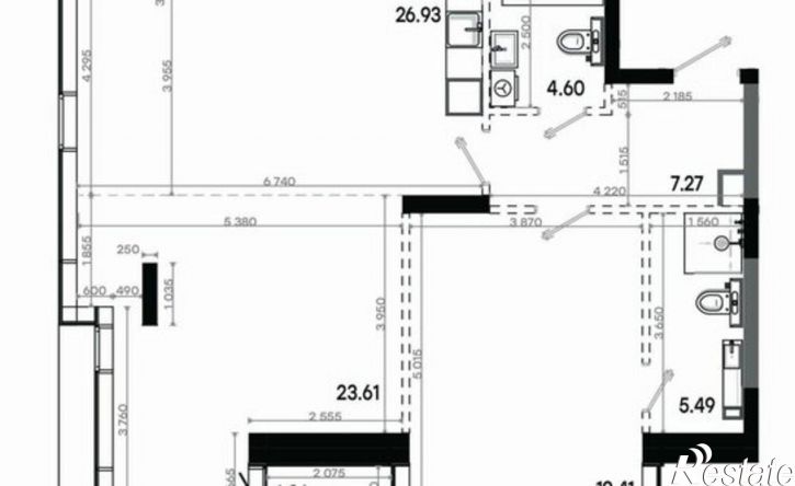2-комн квартира в новом доме Республика Татарстан (Татарстан), ЖК Минтимер
