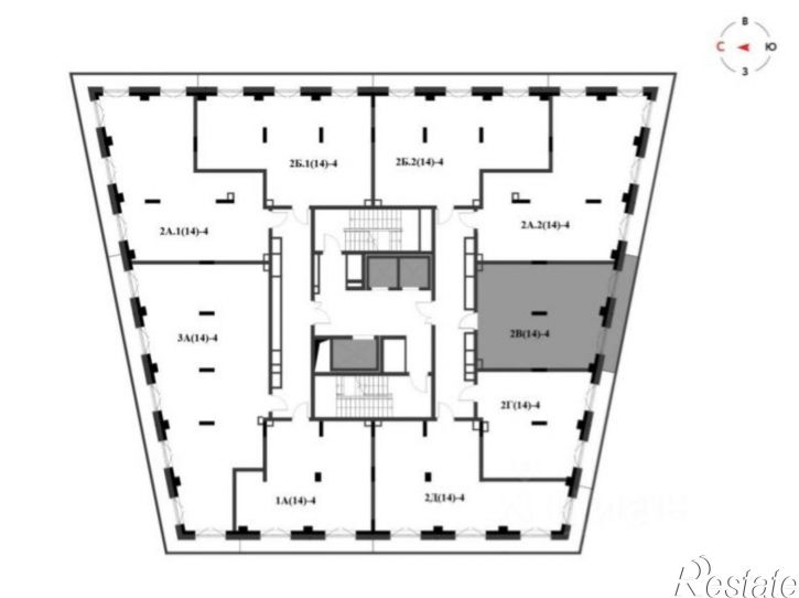 2-комн квартира в новом доме ул Аскара Шейх-Али, 1 4,  д. 1 4,  к. 4
