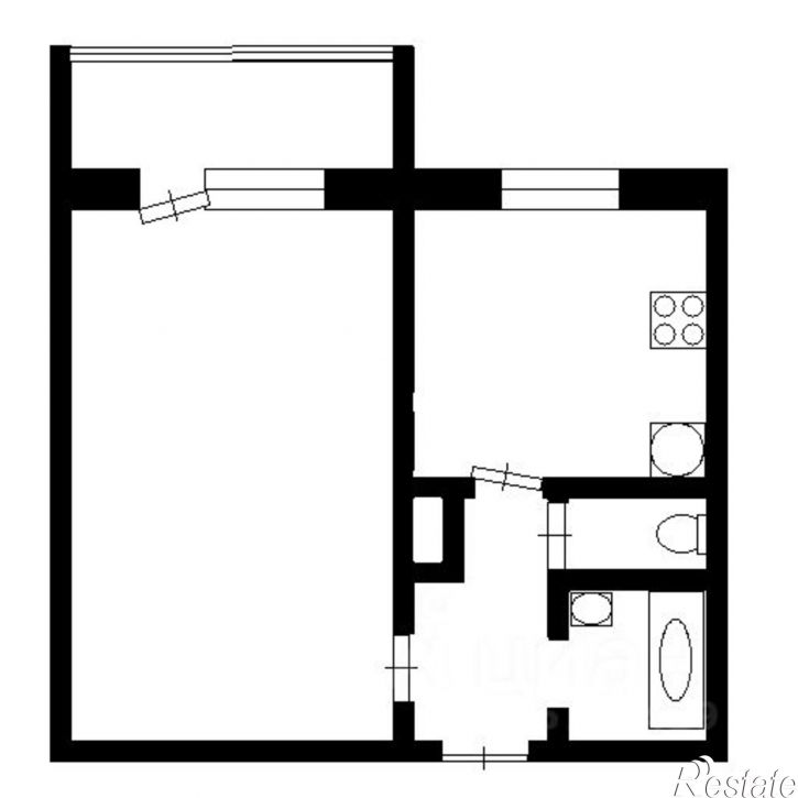 1-комн квартира пр-кт Ямашева, 11,  д. 11