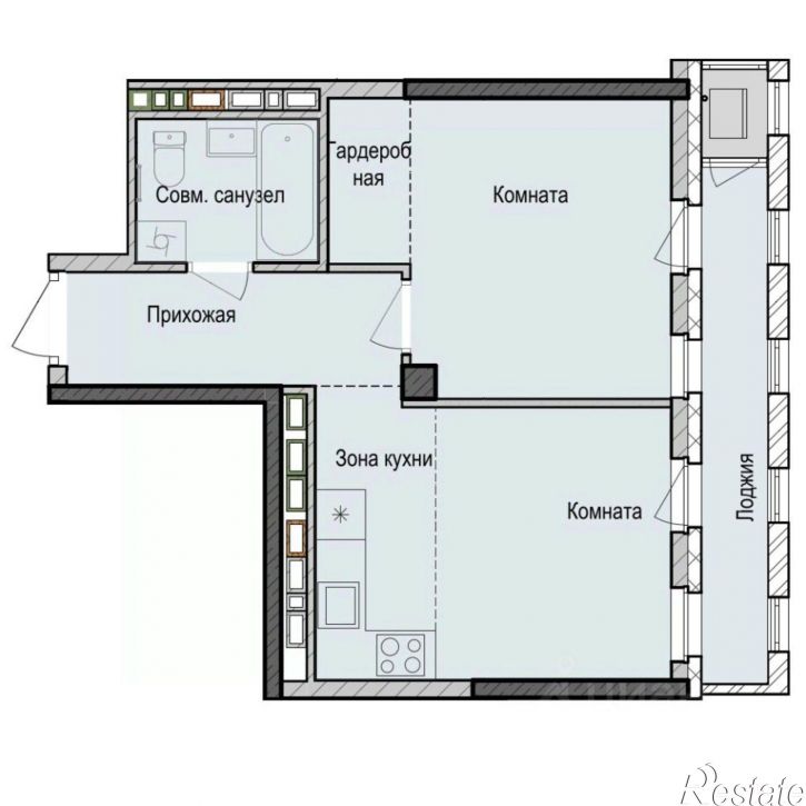 2-комн квартира в новом доме ул Аделя Кутуя, 157Б,  д. 157Б
