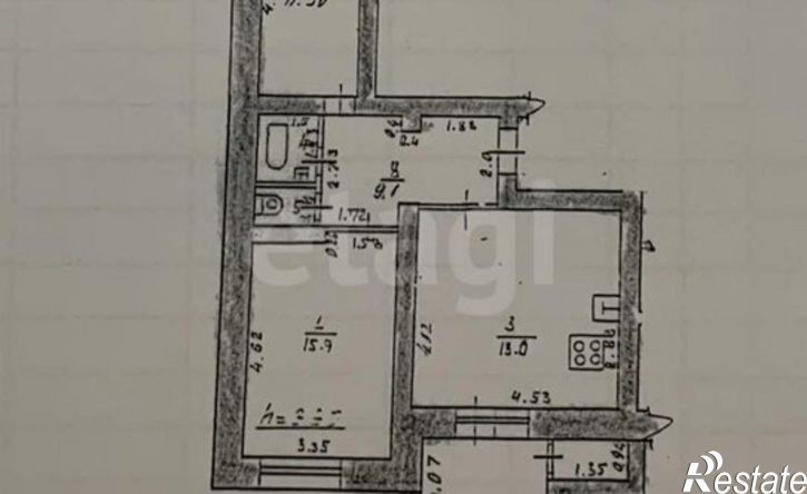 2-комн квартира ул Фатыха Амирхана, 15,  д. 15