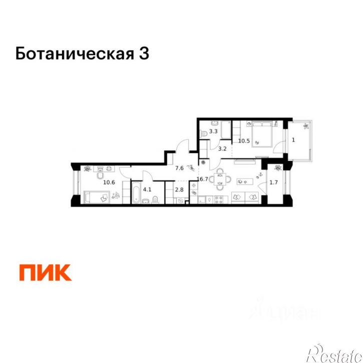 2-комн квартира в новом доме ул Нурсултана Назарбаева, 30,  д. 30