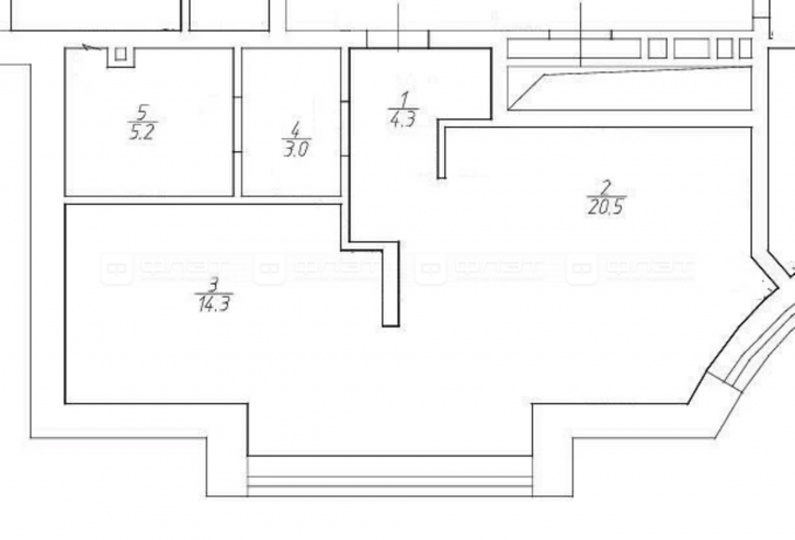 1-комн квартира ул. Тази Гиззата, дом 14а