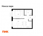1-комн, 36 кв м, этаж 16/17 улица Анаса Тазетдинова