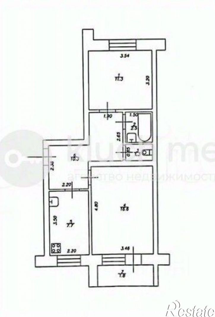 2-комн квартира Тукая пл, 106А,  д. 106А