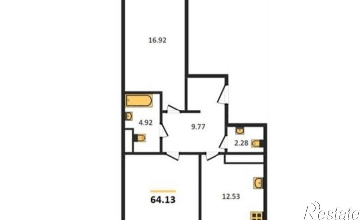 2-комн квартира ул Галиаскара Камала, 39,  д. 39