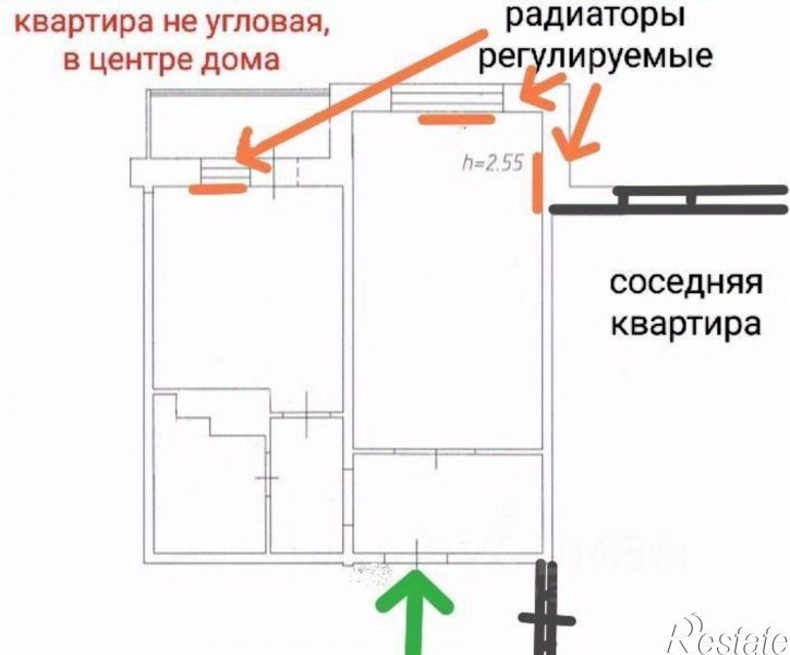 1-комн квартира городской округ Казань,  Казань