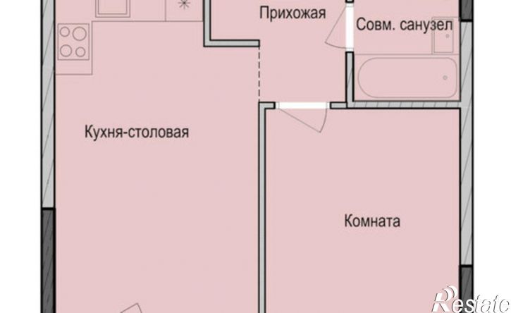 1-комн квартира в новом доме ул Бухарская, 32,  д. 32