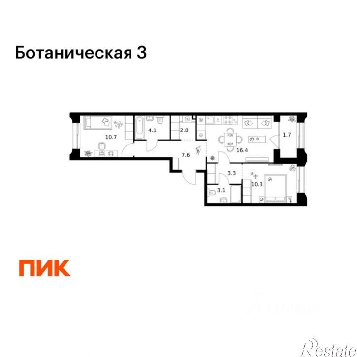 2-комн квартира в новом доме ул Нурсултана Назарбаева, 30,  д. 30